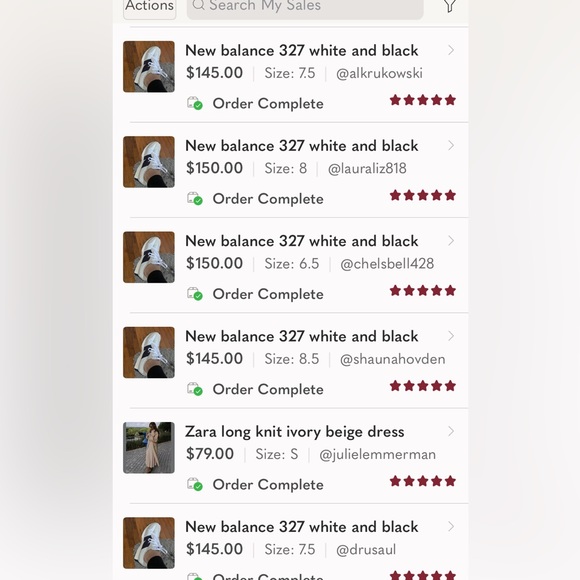 New balance 327 white and black last pair - Picture 11 of 12